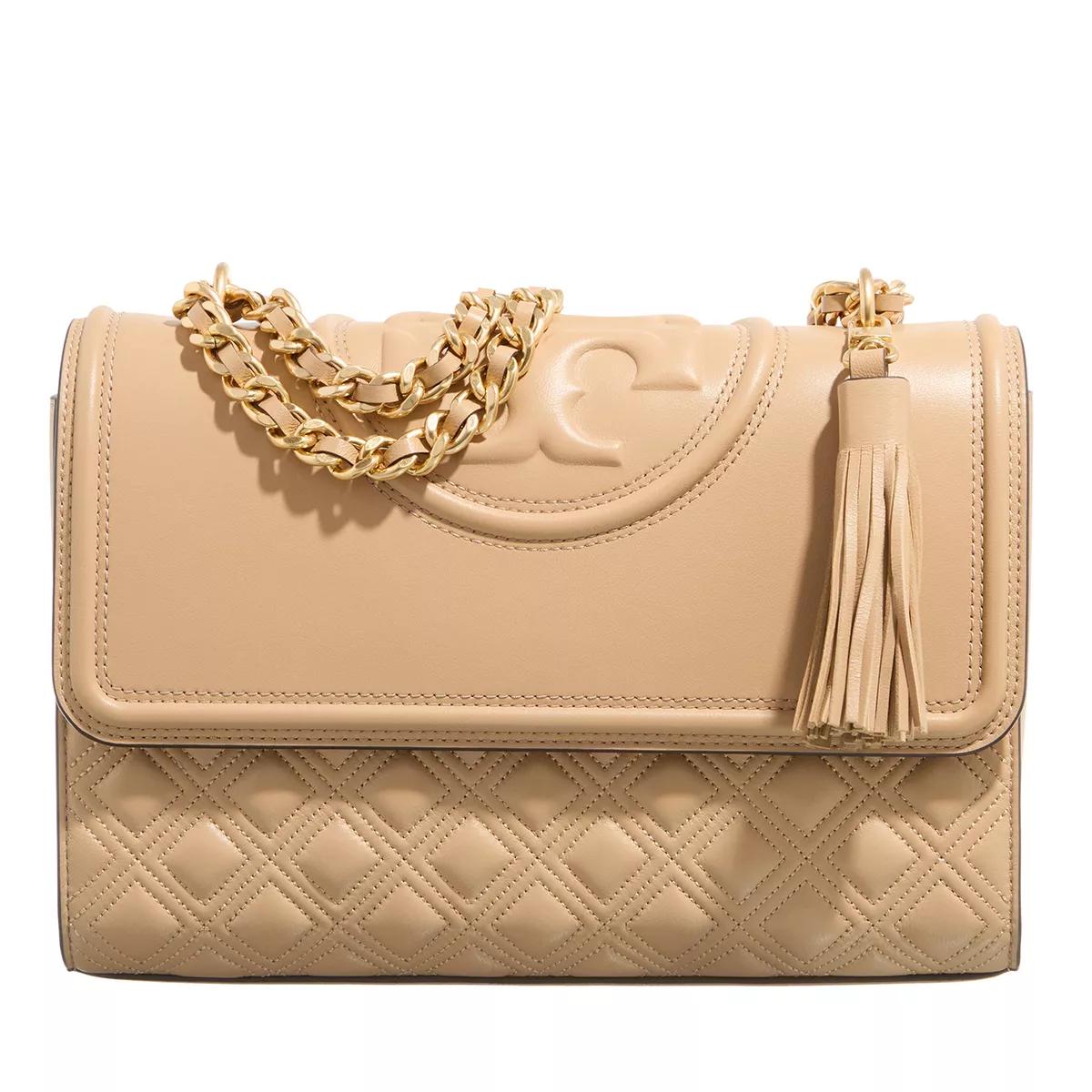 Tory Burch Crossbody Bags - Fleming Convertible Shoulder Bag - Gr. unisize - in Beige - für Damen