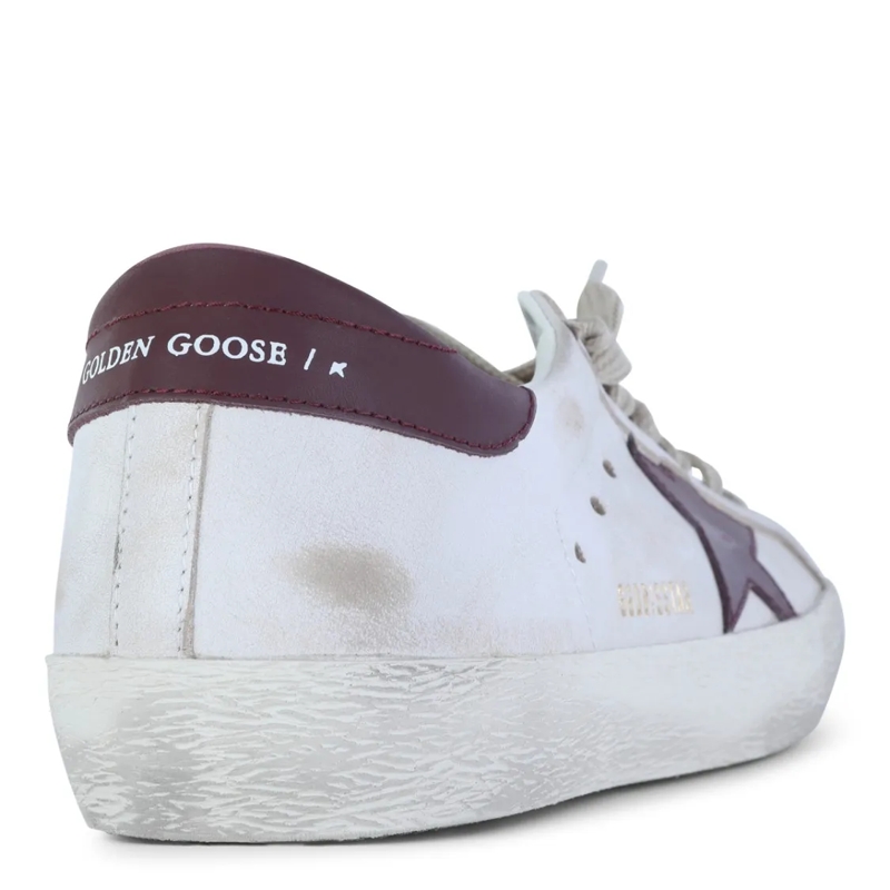 Golden Goose Low-Top-Sneaker Distressed White Leather Sneakers White(Image 6)