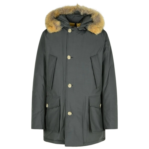 Woolrich Artic' Grey Cotton Blend Parka Grey Manteaux Parka