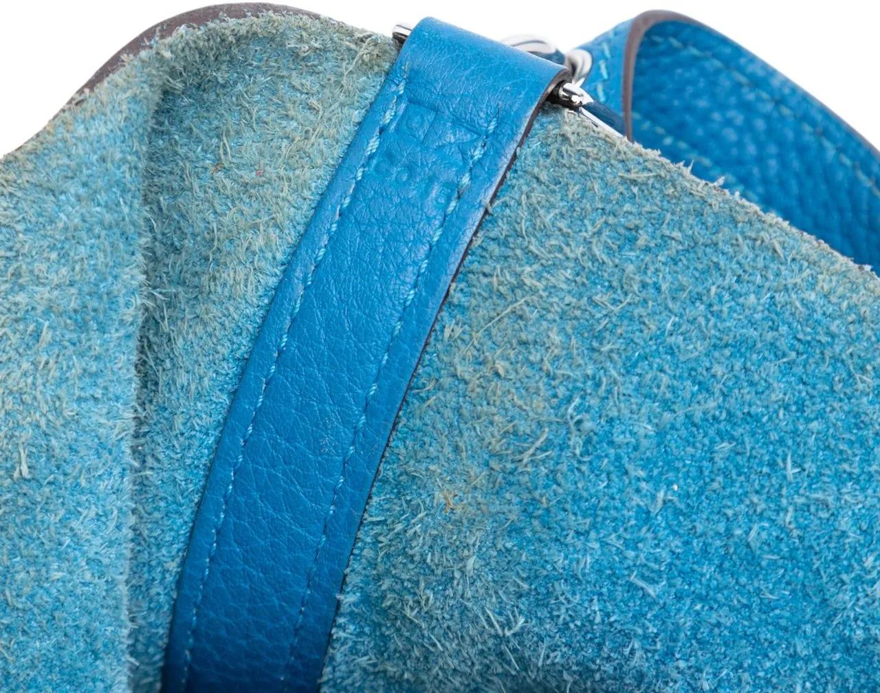 Thumbnail - Hermès Crossbody Bags - Clemence Picotin Lock 18 - Gr. unisize - in Blau - für Damen