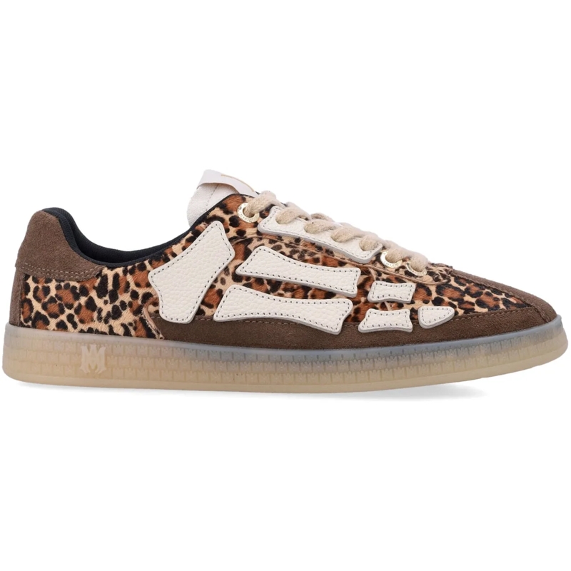 Amiri Sneaker basse Leopard Pacific Bones Marrone braun