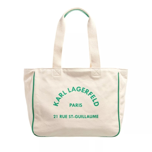 Karl Lagerfeld Rsg Square Canvas Shopper Off White Shopping Bag