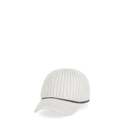 Brunello Cucinelli  Baseball Cap With Jewel White