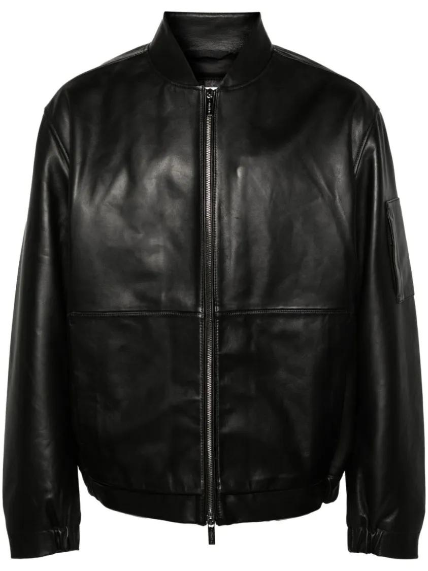 Calvin Klein - Bomber Jacket With Logo - Größe M - schwarz