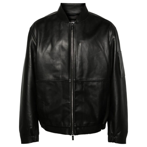 Calvin Klein Bomber Jacket With Logo Black Vestes de bombardier