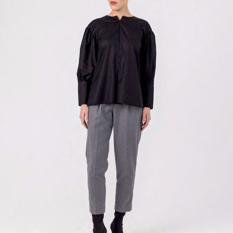 Helene Galwas Bluse Bluse EDELFARE schwarz(Image 2)