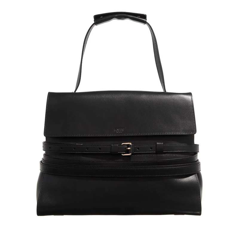Moschino Satchel Shoulder Bag Fantasia Nero