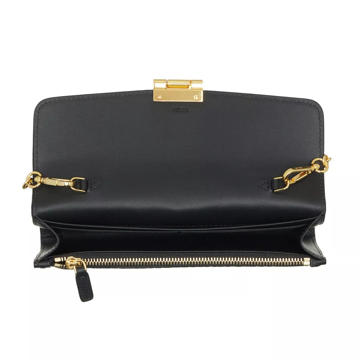 MCM Crossbody bags Tracy Wallet On Chain in zwart