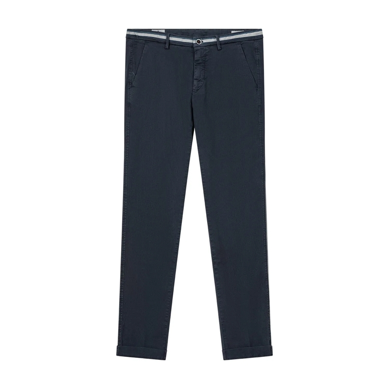 Mason's Freizeithose Slim-Fit Chinohose Torino Summer blau(Image 3)