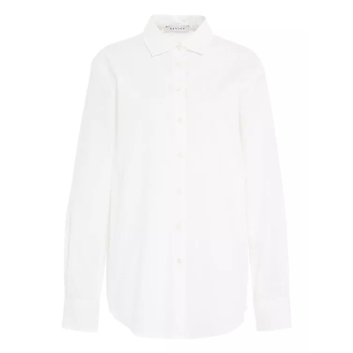 Gender White Classic Collar Shirt White Chemises