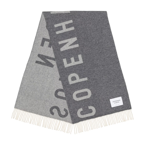 Copenhagen CPH SHAWL 1 Wool Mix Grey One Size Wollen Sjaal