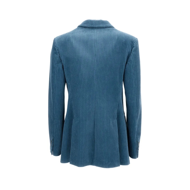 P.A.R.O.S.H. Overgangsjas Clear Blue Jacket With Silhouette Blue