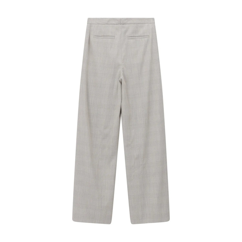 Lardini  Weite Stoffhose aus Schurwollmix grau(Image 2)