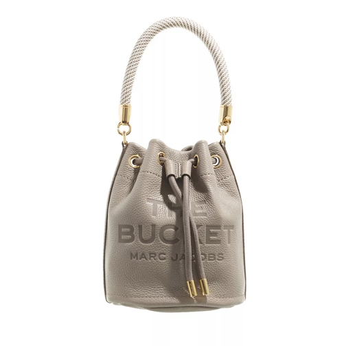Marc Jacobs The Leather Bucket Bag  Cement Borsa a secchiello