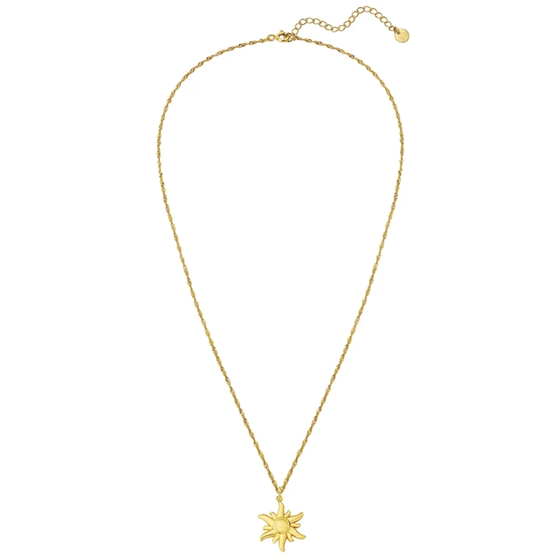 Glanzstücke München Mittellange Halskette Sterling Silber Halskette Sonne gold(Image 2)