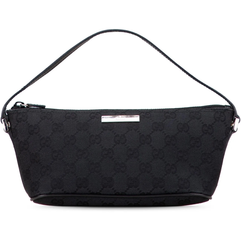 Gucci Schultertasche GG Canvas Boat blau