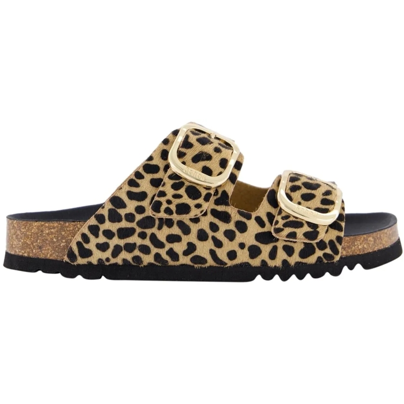 SCHOLL Slides Dames Noelle Slipper Leopard beige