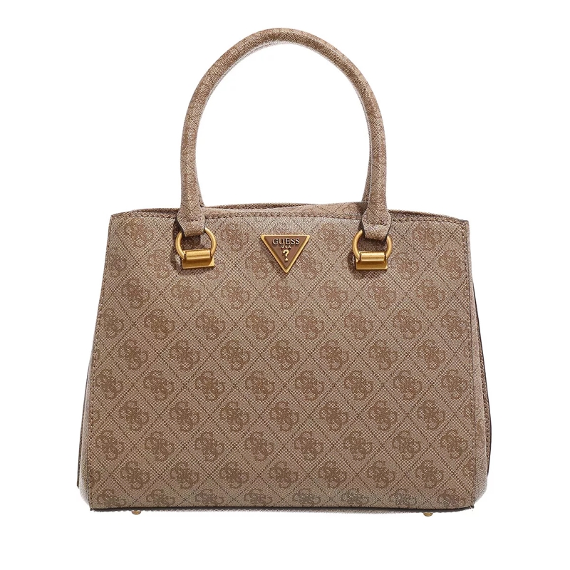 Guess Tote Alexie Girlfriend Satchel Latte Logo