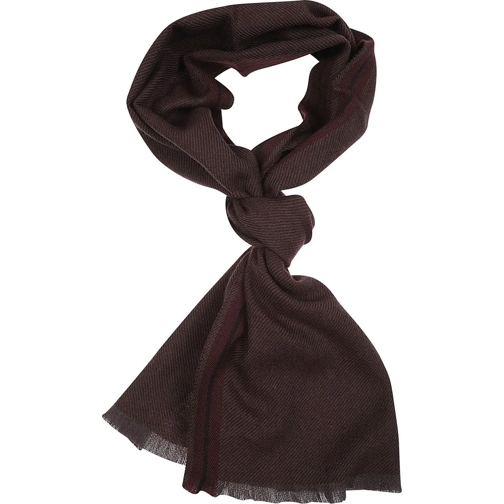 Zegna  Scarf Brown schwarz