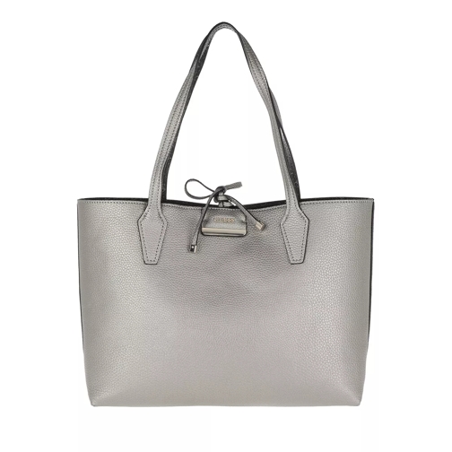 Guess Bobbi Inside Out Tote Pewter/Logo Tote