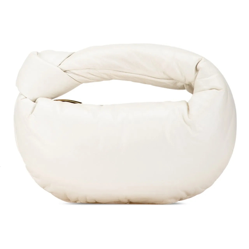 Bottega Veneta Schultertasche Mini Nappa Puffy Jodie weiß