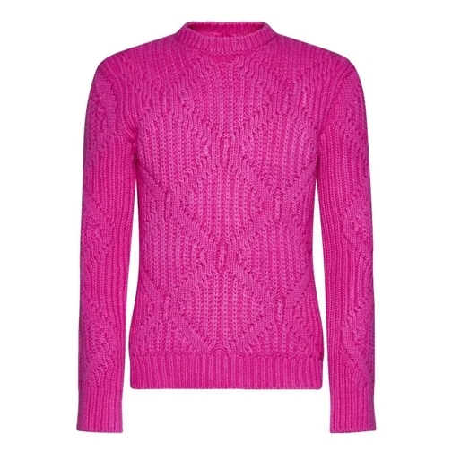 Valentino Wool Sweater Pink Pull en laine
