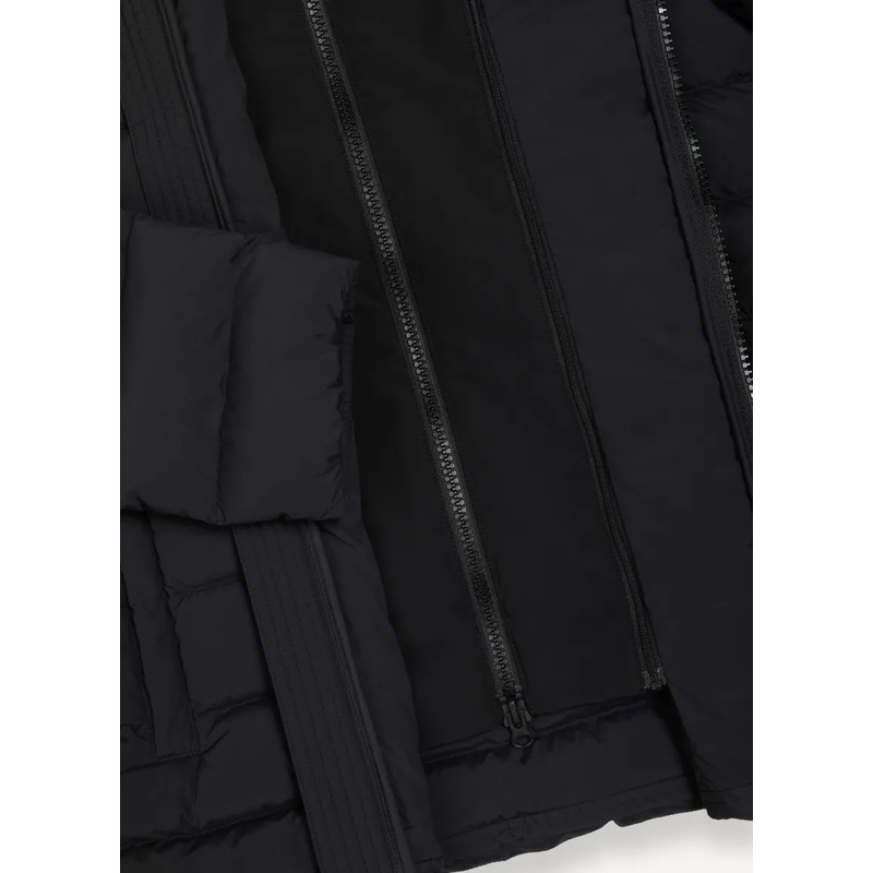 Colmar Originals Daunenjacke Quilted Black Down Jacket With Hood Black(Image 3)
