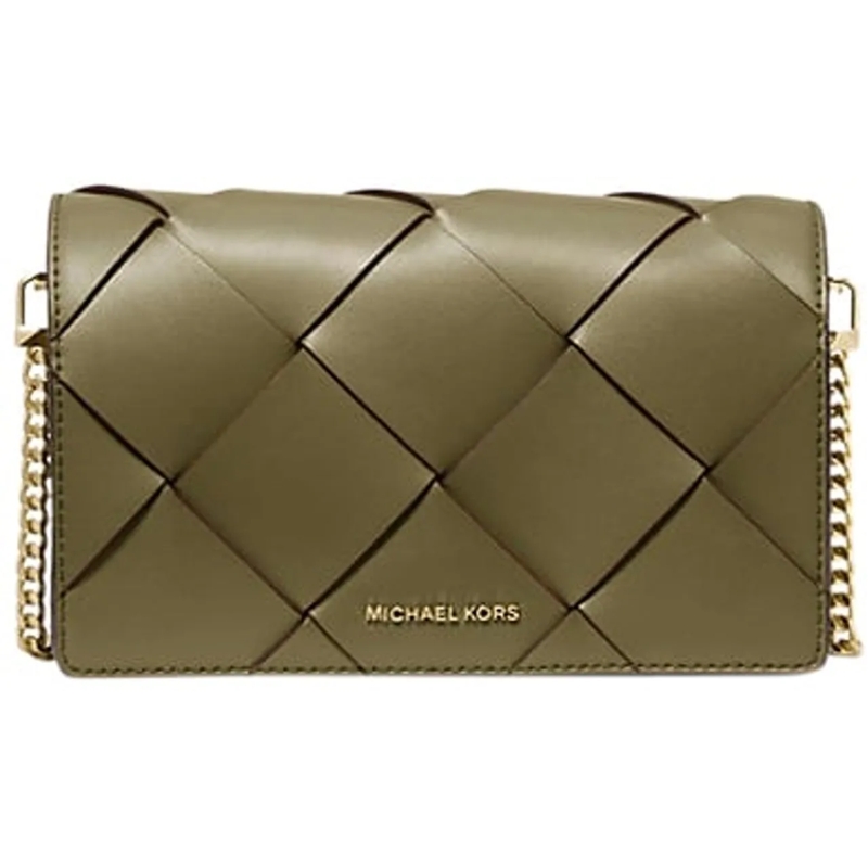 MICHAEL Michael Kors Tote Md Flap Crossbody Green