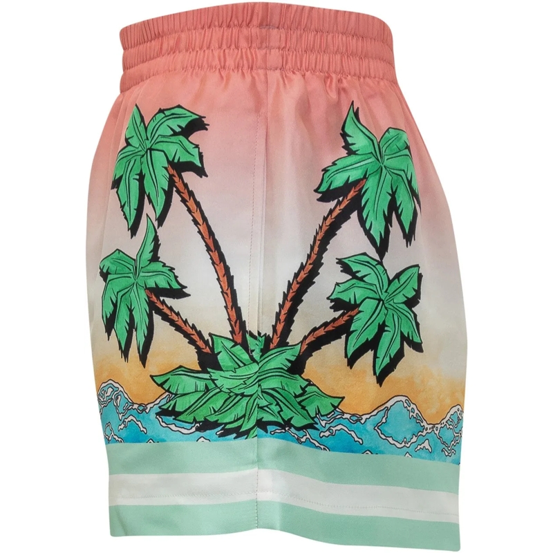 Casablanca Shorts Pantaloni corti in Seta mehrfarbig(Image 3)