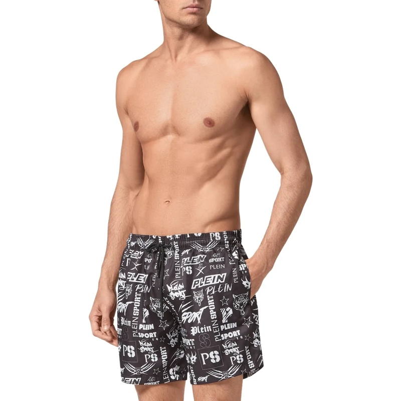 Plein Sport Shorts Badehose schwarz(Image 4)
