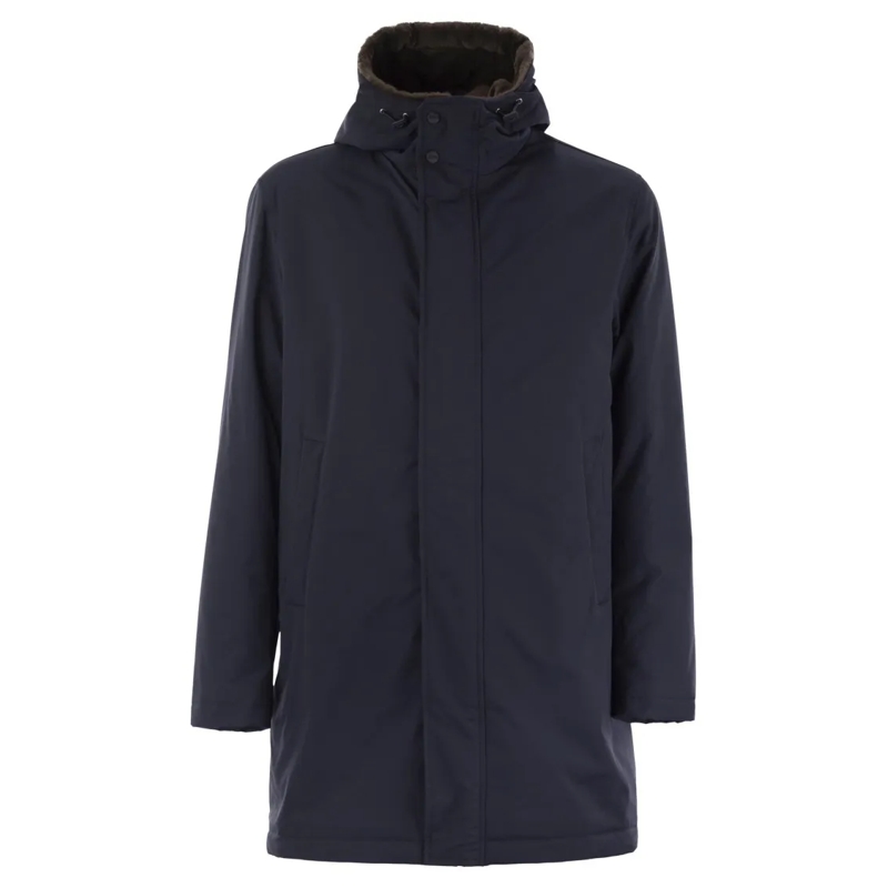 Herno Parka Hooded Padded Parka Black