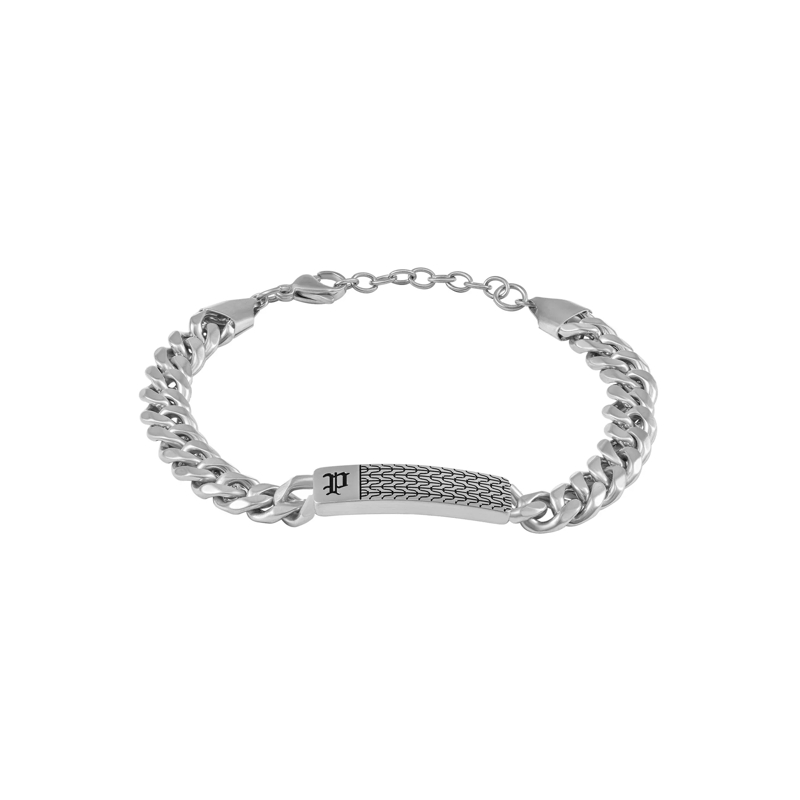 Police Armband Armband Chainmale- Herrenarmband- Farbe: silber silber