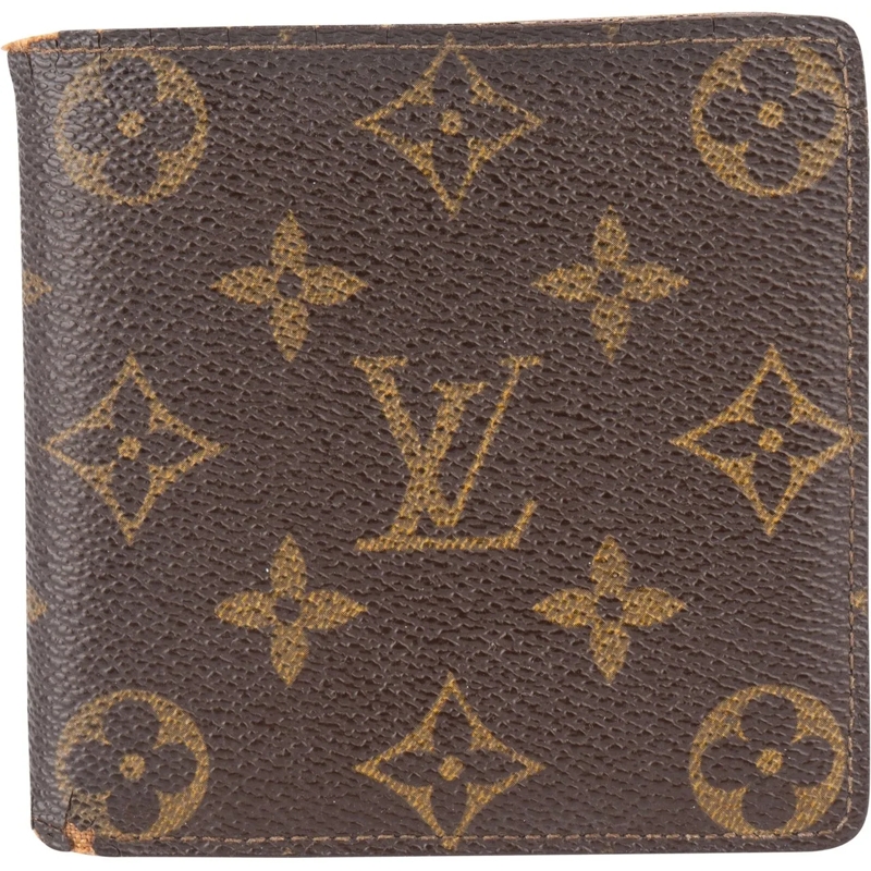 Louis Vuitton Geldbörse Louis Vuitton Canvas Monogram Marco Wallet braun