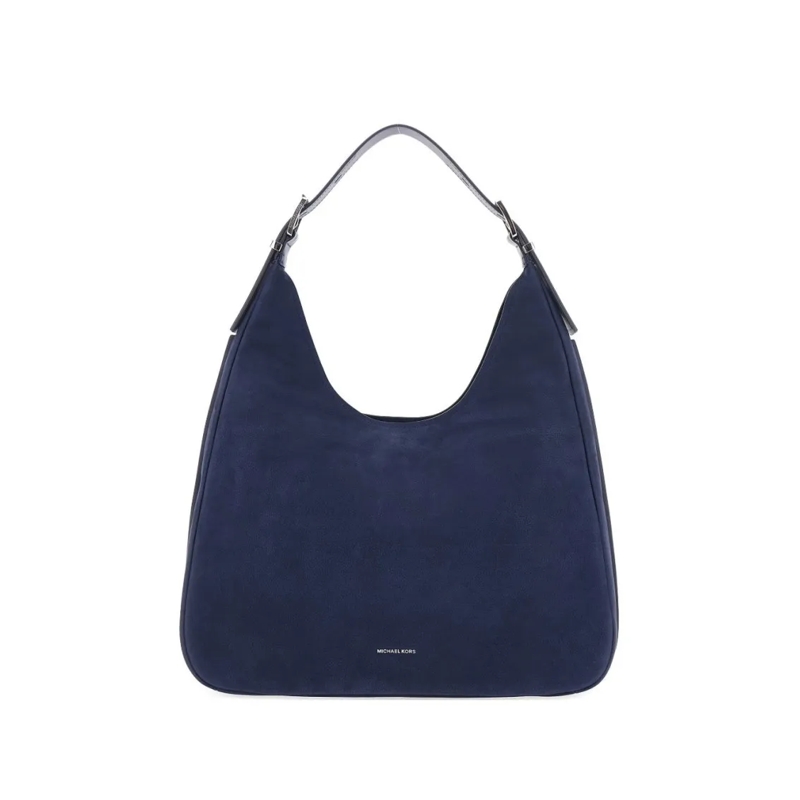 MICHAEL Michael Kors Sac à bandoulière Refined Blue Calf Leather Shoulder Bag Black