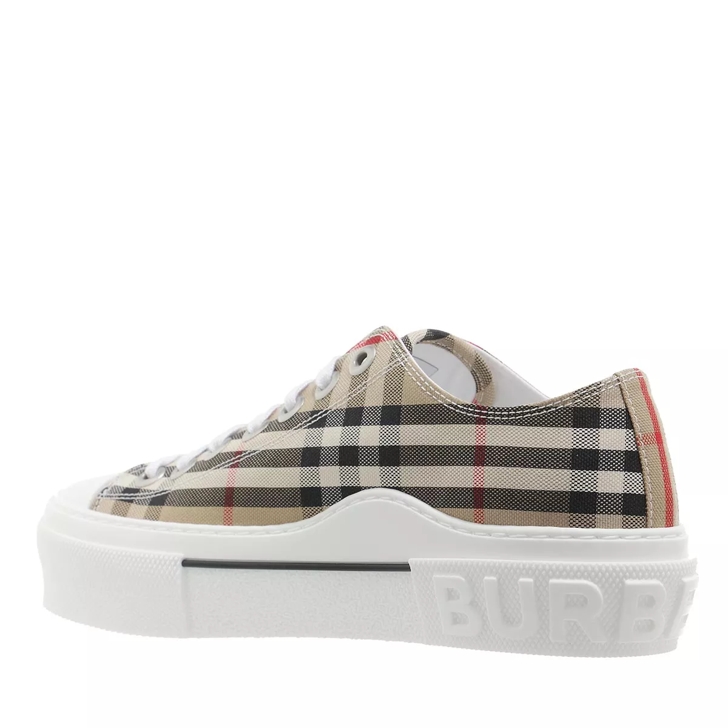 Burberry check cheap canvas sneakers