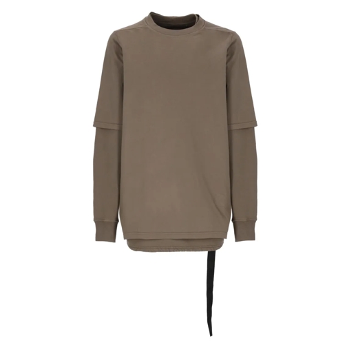 Rick Owens Sweatshirts Brown Hustler Sweatshirt Brown