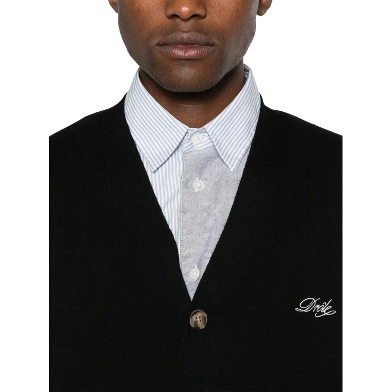 Drôle De Monsieur Pullover Sweaters Black schwarz(Image 2)