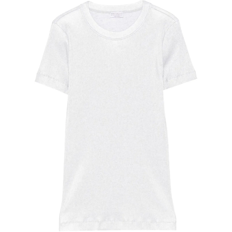 Brunello Cucinelli T-Shirt T-Shirts And Polos Silver silber
