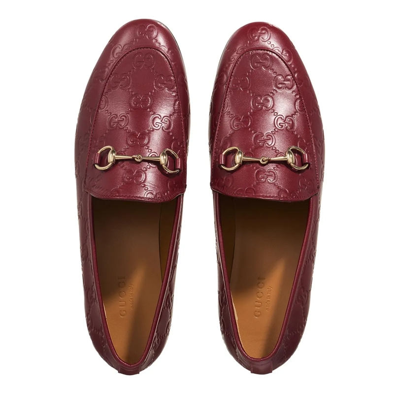 Gucci Loafer Moccassin Jordaan Rosso Ancora(Image 7)