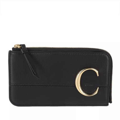 Chloé C Small Wallet  Black Korthållare