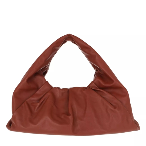 Bottega Veneta The Pouch Shoulder Bag Leather Rust/Gold Pochette
