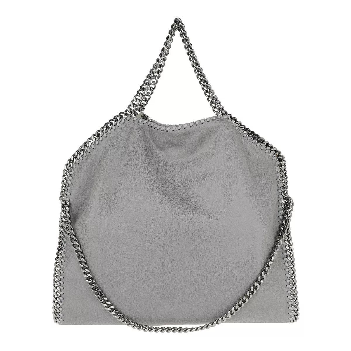 Stella McCartney Falabella Small Tote Shaggy Deer Light Grey