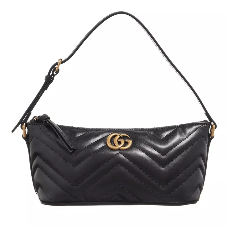 Gucci Small GG Marmont Shoulder Bag Black | Shoulder Bag