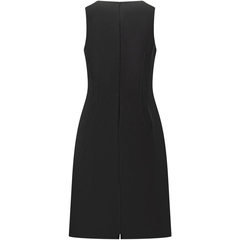 Salvatore Ferragamo Robe midi Abito Lungo schwarz(Image 2)
