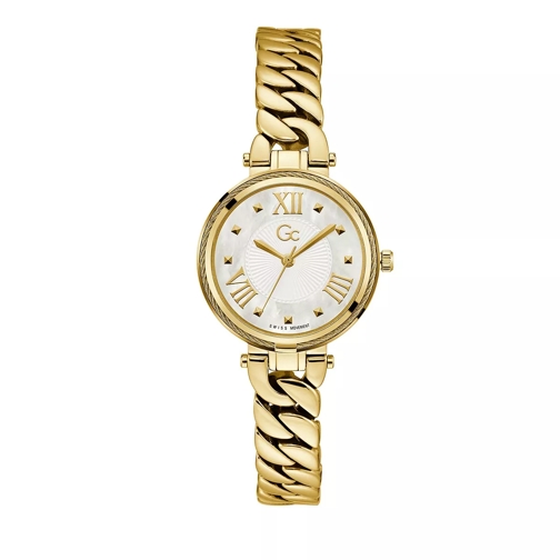 GC Woman Watch LadyChain Yellow Gold Quartz Horloge