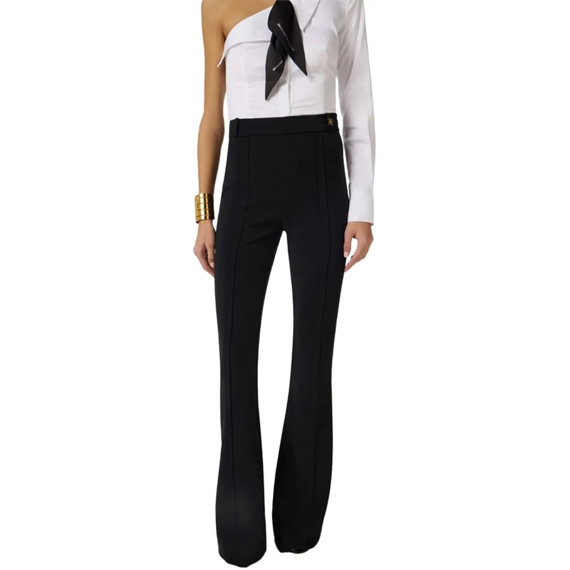 Elisabetta Franchi Hose Trousers Black schwarz(Image 4)