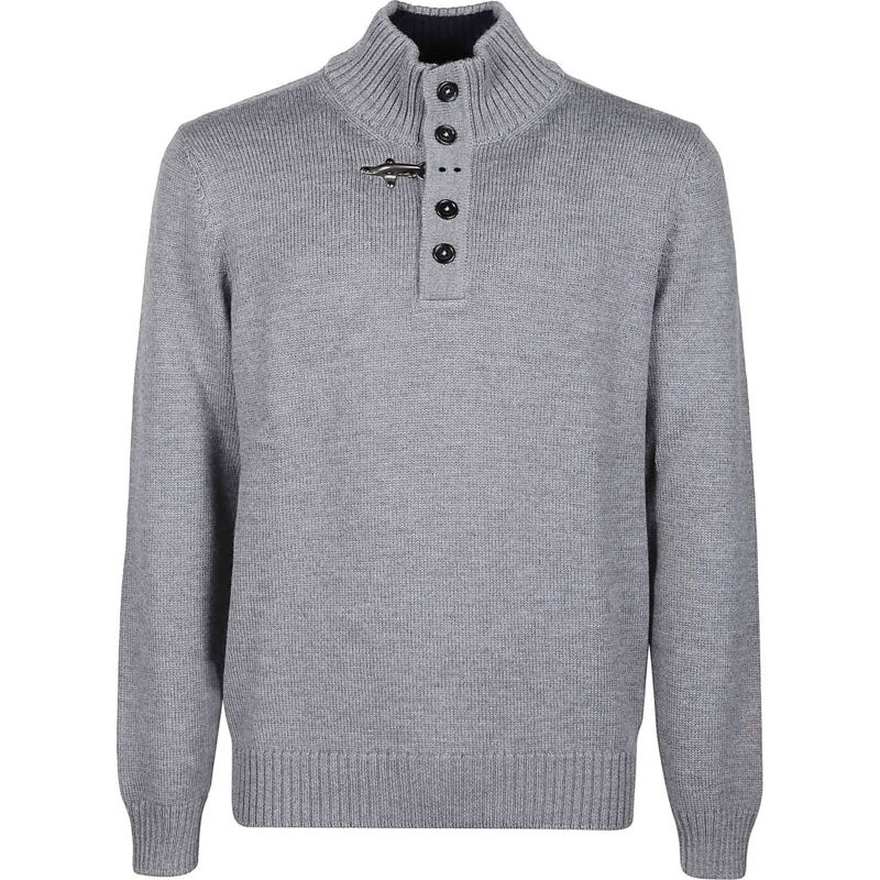 Fay  Turtleneck Sweater Metallic silber