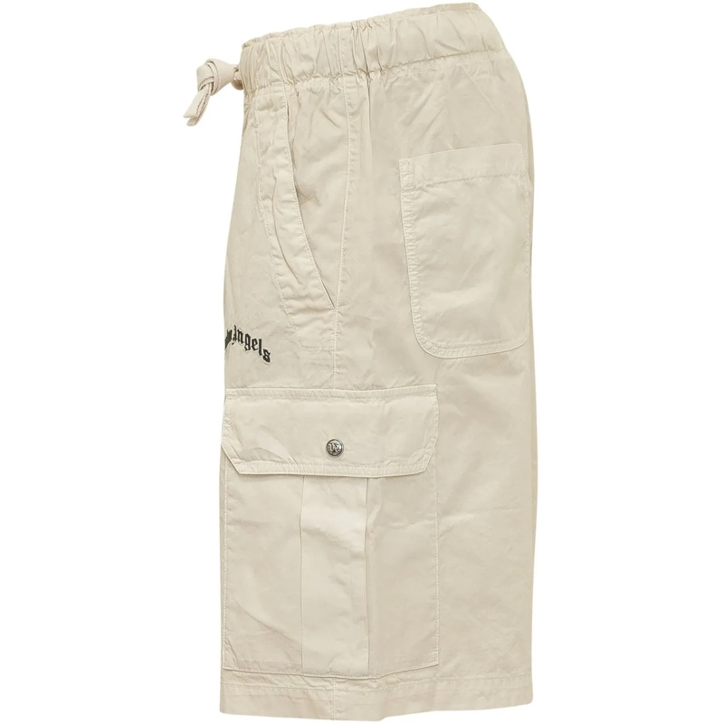 Palm Angels Shorts Bermuda Cargo con Tasche weiß(Image 3)