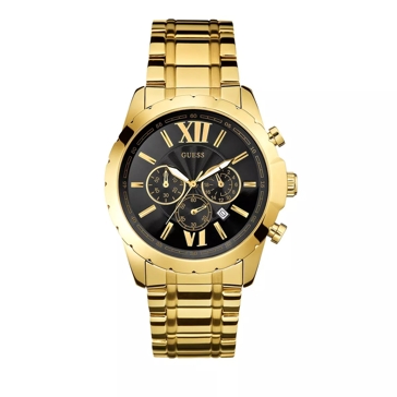 Guess gold and black watch new arrivals