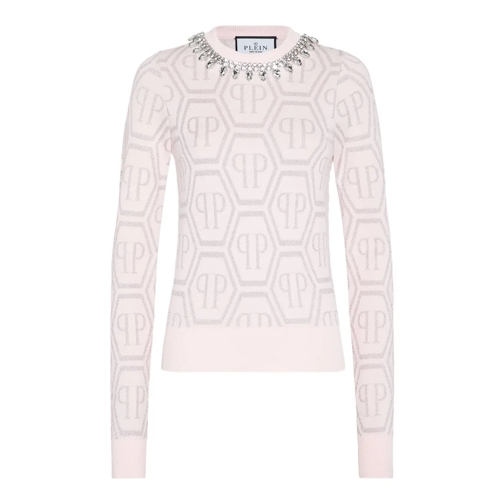 Philipp Plein Sweatshirts Rundhalspullover Monogram rose